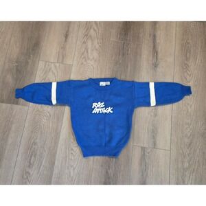 Vintage HTF 1980's Raz Attack Youth Size Small 4 100% Acrylic Sweater